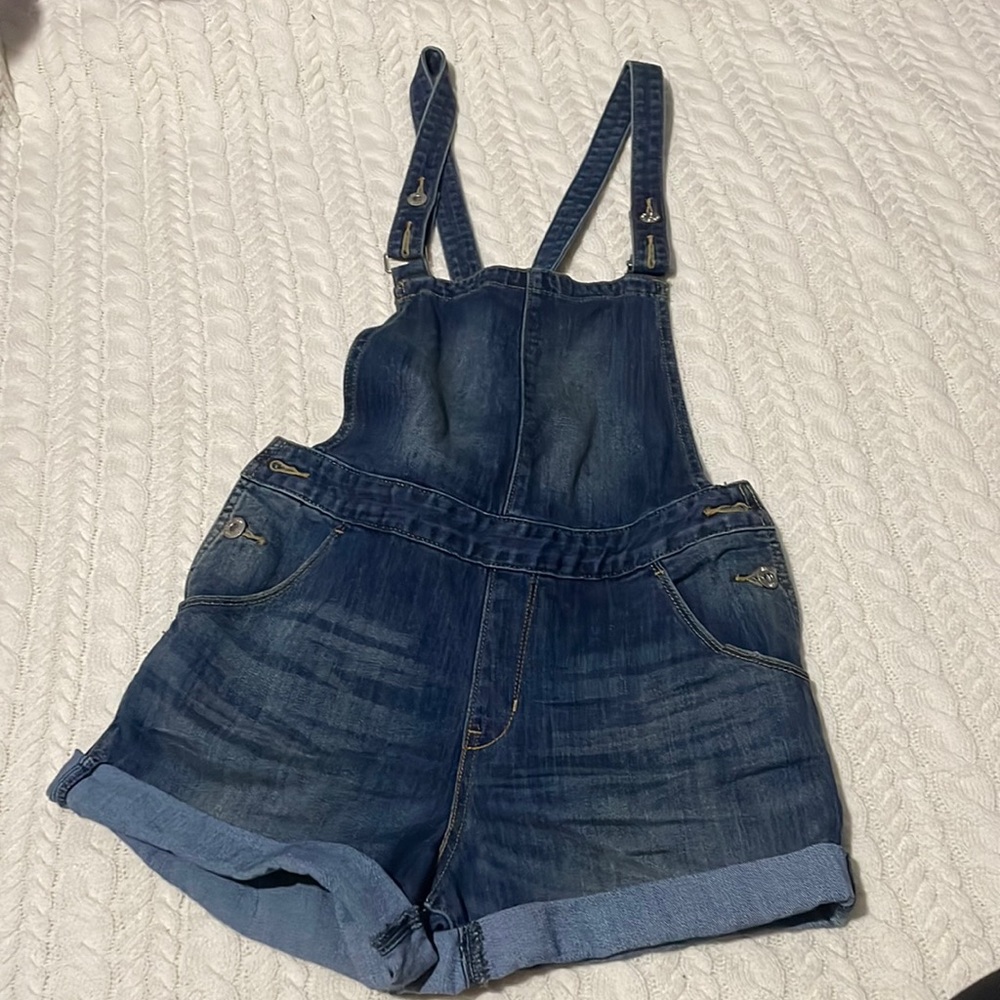 Denim overalls
